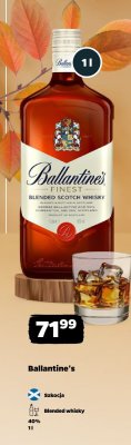 Whisky Ballantine's Finest promocja w Netto