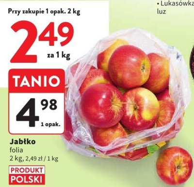 Jabłko folia 2kg promocja w Intermarche