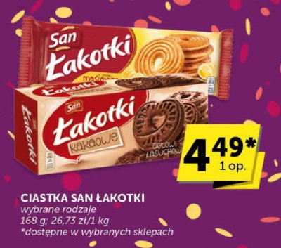 Ciastka San Łakotki promocja w Groszek
