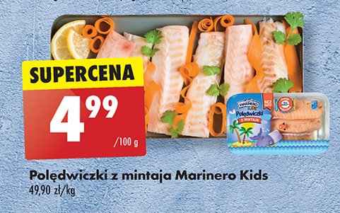 Polędwiczki z mintaja Marinero kids promocja