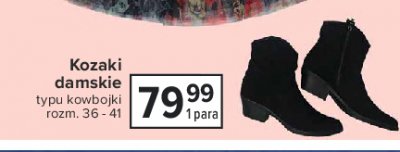 Kozaki damskie kowbojki 36-41 promocja