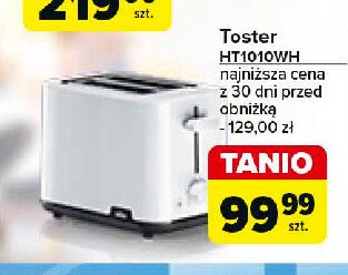 Toster ht1010wh Braun promocja w Carrefour