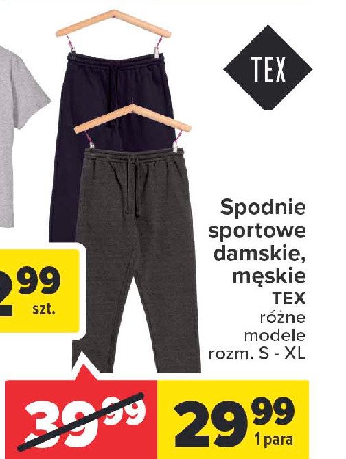 Spodnie sportowe damskie s-xl Tex promocja