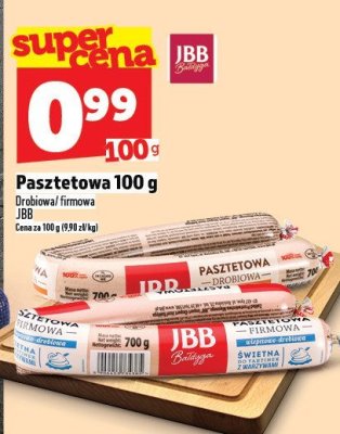 Pasztetowa Drobiowa/Firmowa JBB promocja w TOPAZ