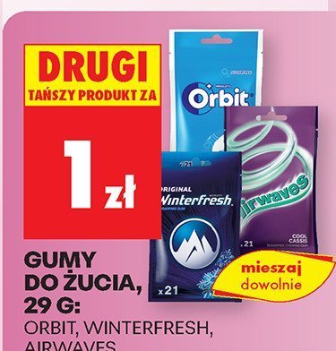 Gumy do żucia, 29 g promocja w Biedronka