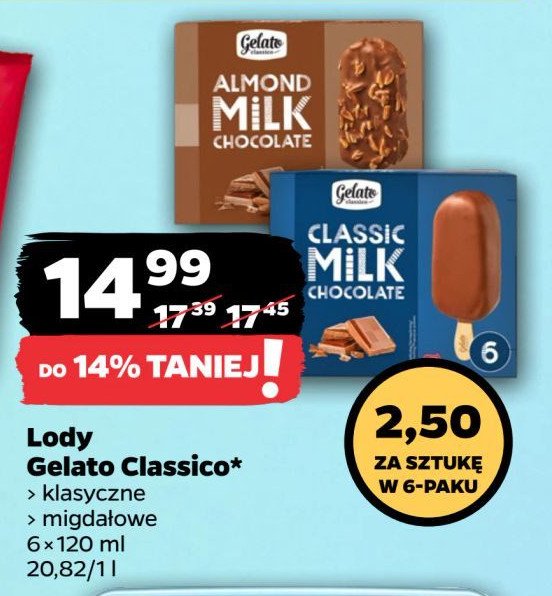 Classic Gelato classico promocja