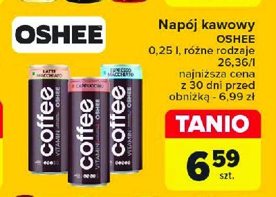 Napój kawowy espresso macchiato Oshee coffee promocja