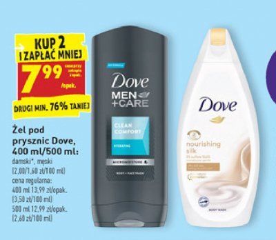 Żel pod prysznic clean comfort Dove men+care promocja