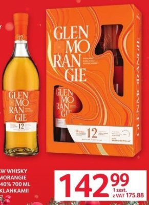 Zestaw whisky Glenmorangie Original 40% 700 ml z 2 szklankami promocja w Selgros