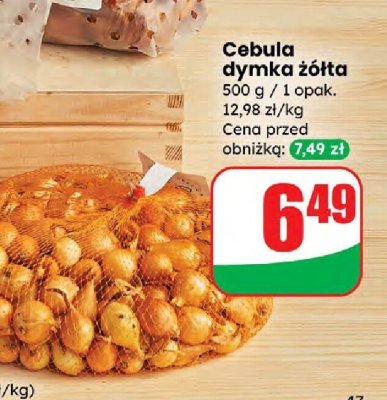 Cebula dymka żółta promocja w Dino
