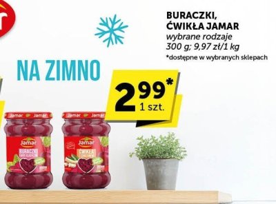 Buraczki ćwikła Jamar promocja w Groszek