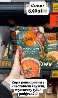 Zupa pomidorowa z kurczakiem i ryżem promocja w Biedronka