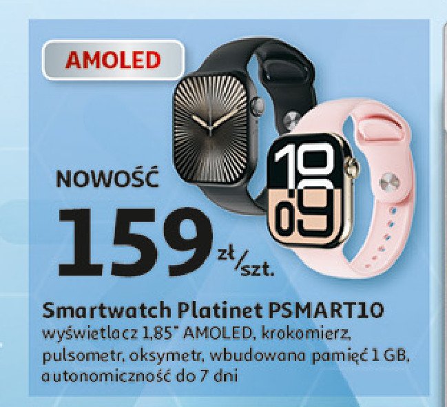 Smartwatch psmart10 Platinet promocja w Auchan