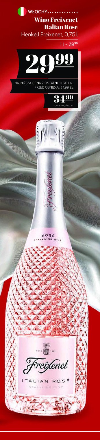 Wino Freixenet italian rose promocja