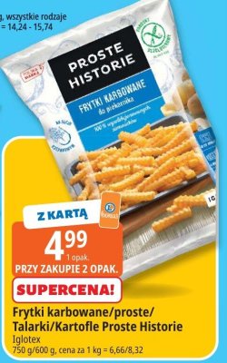 Frytki karbowane Proste Historie promocja w Leclerc