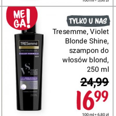 Szampon do w艂os贸w blond i siwych Tresemme promocja