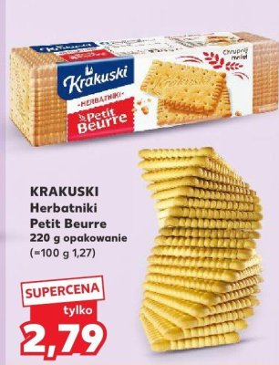 Herbatniki Petit Beurre promocja w Kaufland