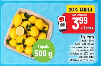 Cytryny POLOmarket promocja w POLOmarket