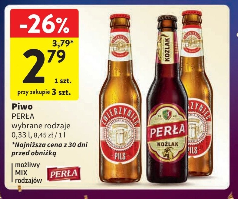 Piwo Zwierzyniec pils promocja w Intermarche