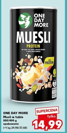 Musli proteinowe One day more promocja