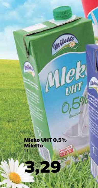 Mleko 0.5 % Miletto promocja