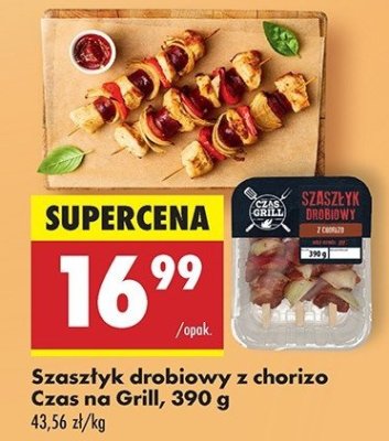 Szasz艂yk drobiowy z chorizo Czas na grill promocja