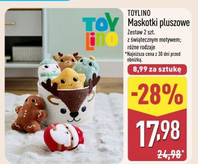 Maskotki TOYLINO Maskotki pluszowe promocja w Aldi