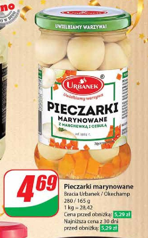 Pieczarka marynowana Urbanek promocja