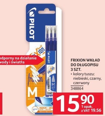 Wkład do długopisu Frixion 3 szt. promocja w Selgros