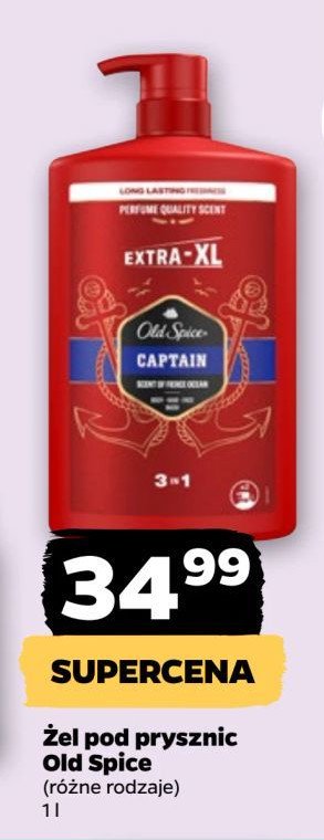 Zel pod prysznic Old spice captain promocja