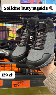 Buty męskie trekkingowe Raven  promocja w Biedronka