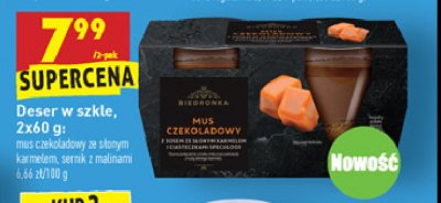 Sernik z malinami Biedronka promocja