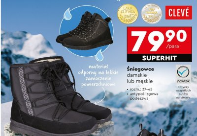 Śniegowce damskie / męskie promocja w Biedronka