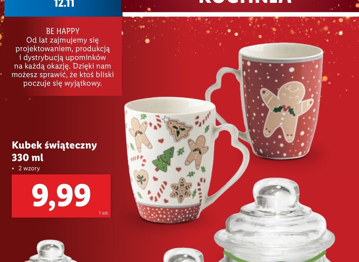 Kubek świąteczny 330 ml promocja