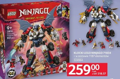 Klocki LEGO Ninjago 71834 promocja w Selgros