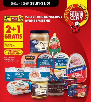 Konserwa sałatka z tuńczykiem meksykańska Rio Mare promocja w Biedronka