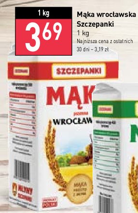 Mąka wrocławska typ 500 Szczepanki promocja