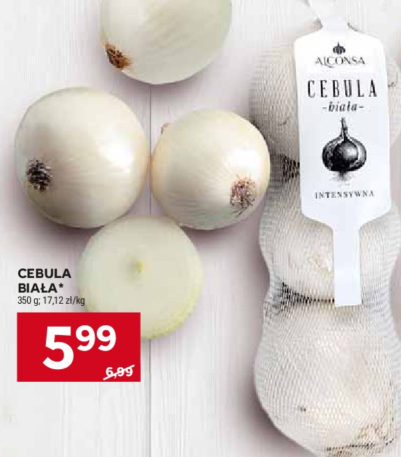 Cebula biała promocja