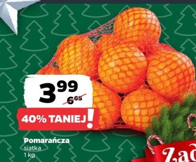 Pomarańcze siatka 1 kg promocja w Netto