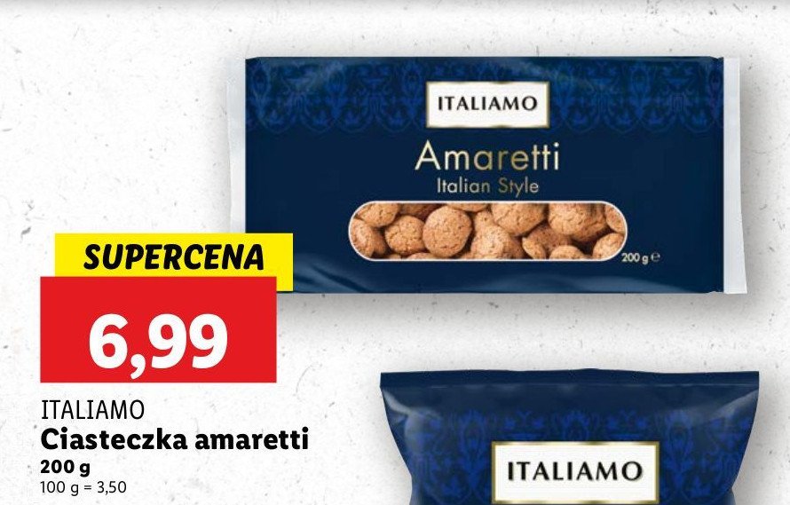 Ciastka amaretti Italiamo promocja