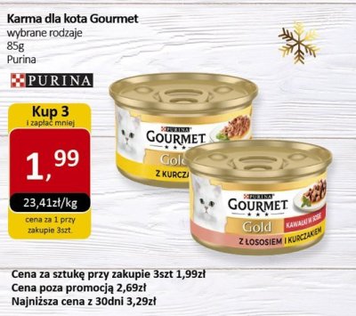 Karma dla kota Gourmet wybrane rodzaje Purina promocja w Market Point