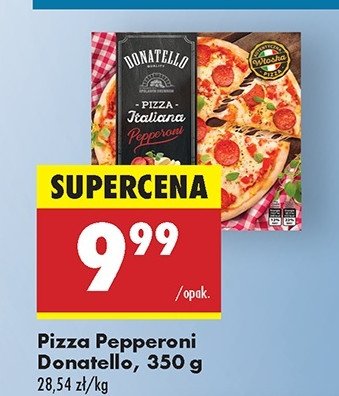 Pizza italiana pepperoni Donatello pizza promocja