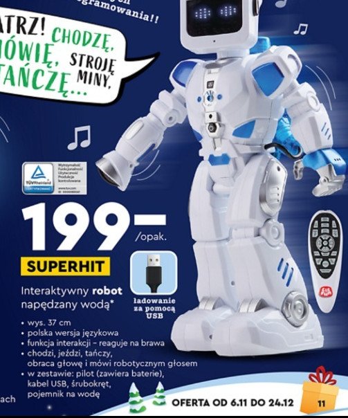 Robot Elefun promocja