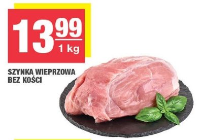 Szynka wieprzowa bez kości promocja w SPAR