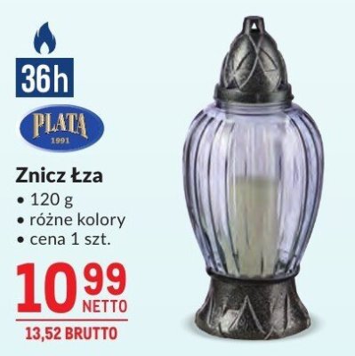 Znicz Łza Plata promocja w Makro