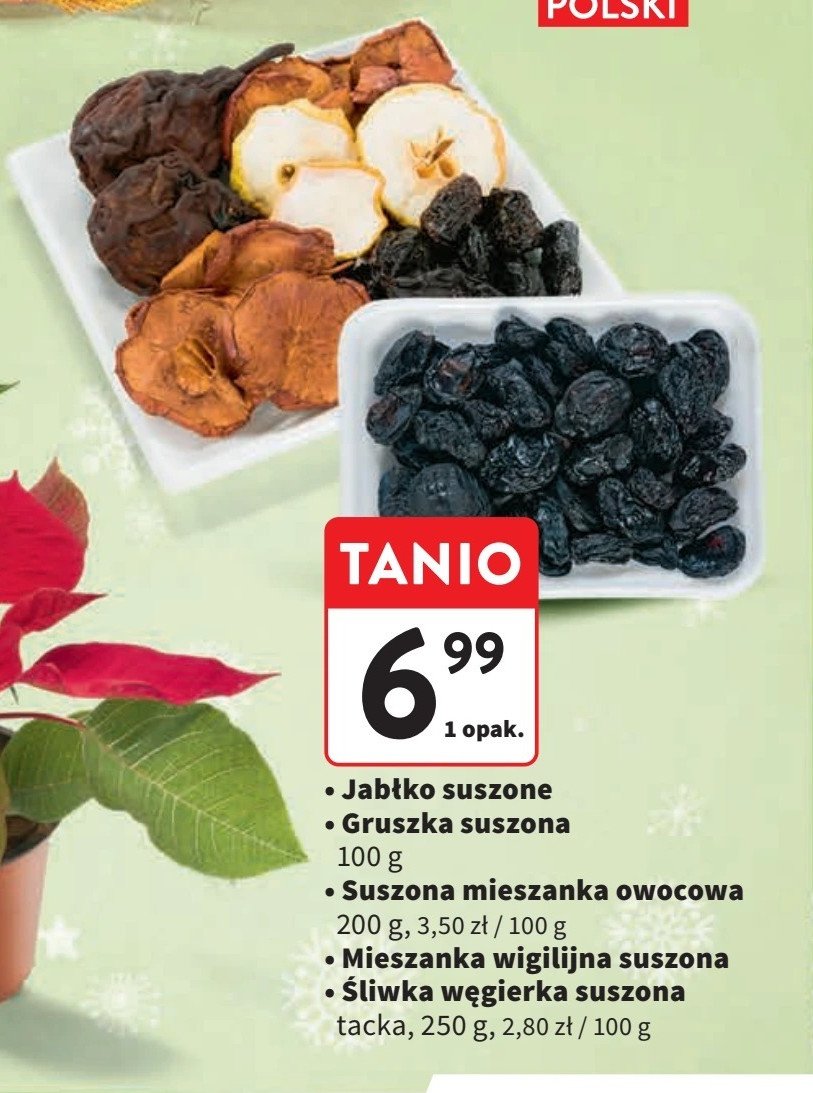 Jabłko suszone promocja w Intermarche