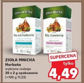 Herbatka na trawienie Big-active zioła mnicha promocja