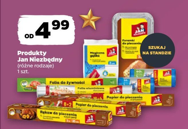 Papier do pieczenia Jan niezbędny promocja w Netto