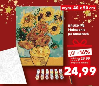 Malowanie po numerach wym. 40 x 50 cm promocja w Kaufland