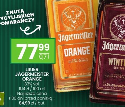 Likier Jägermeister Orange promocja w Twój Market